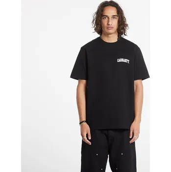 Pánské tričko Tričko Carhartt WIP S/S University Script T-Shirt Black/ White XS