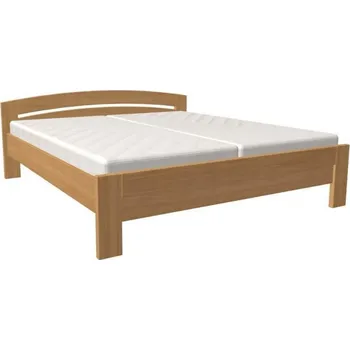 Postel Dřevěná postel Michaela plus s rovným čelem 200x90 Buk Doprava ZDARMA.
