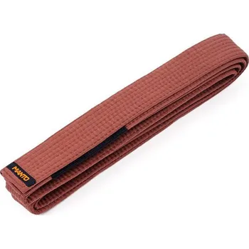 Pásek na kimono Pásek k BJJ kimonu MANTO LABEL - hnědý