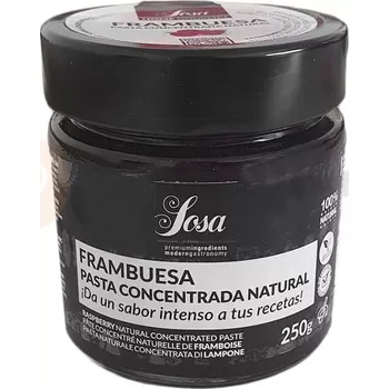 Farmaceutická surovina Koncentrovaná přírodní malinová pasta 250 g | SOSA, 39247