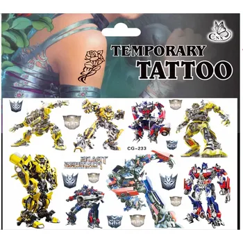 Odstranitelné tetování Dětské dočasné tetování - TRANSFORMERS 4 (Značka: TAKARA TOMY)