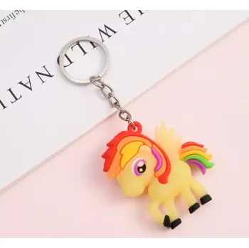 Přívěsek na klíče - JEDNOROŽEC/PONÍK (5) - ŽLUTÝ (Značka: ZHENG)