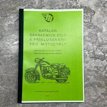 Časopis Katalog náhradních dílů Jawa 250/353 a 350/354