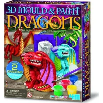 Dětská vědecká sada 4M Výroba a malování - draci