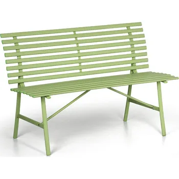 Zahradní lavice Spring kovová lavička 121,5 cm