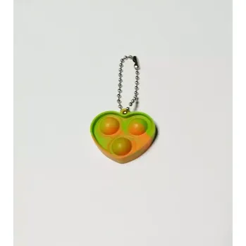 POP IT antistresová klíčenka - SRDÍČKO 7 (Značka: JK-ZMM)