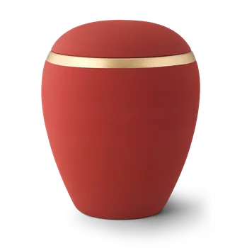Smuteční dekorace Keramická urna Colour Line - Rubínová