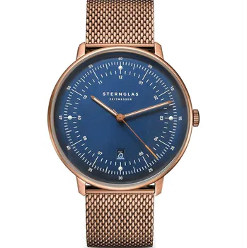 Hodinky Hodinky Sternglas Hamburg Dark Blue S01-HH27-MI11