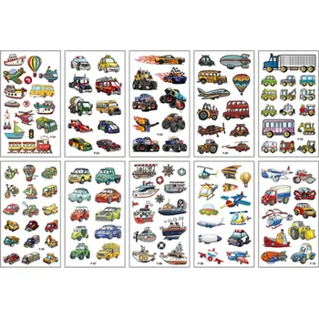 Odstranitelné tetování Dětské dočasné tetování - DOPRAVNÍ PROSTŘEDKY 1 (Značka: SPADABRAVO)