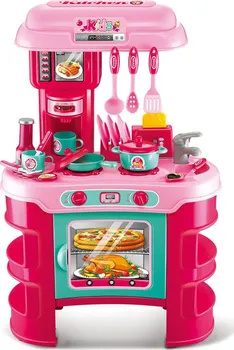 Dětská kuchyňka Baby Mix Little Chef 32 ks růžová