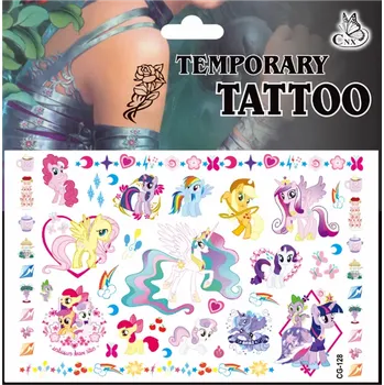Odstranitelné tetování Dětské dočasné tetování - MY LITTLE PONY 4 (Značka: TAKARA TOMY)