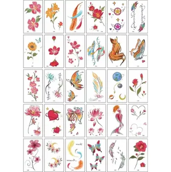 Odstranitelné tetování Dětské dočasné tetování - KYTIČKY 2 (Značka: SPADABRAVO)