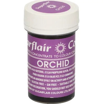 Potravinářské barvivo Gelová barva Sugarflair Orchid