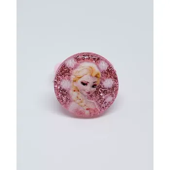 Prsten Prstýnek - LEDOVÉ KRÁLOVSTVÍ - ELSA - světle růžový 2 (Značka: ZHEJIANG)