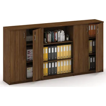 Kancelářská sestava Sestava skříní MIRELLI, Typ III - ořech