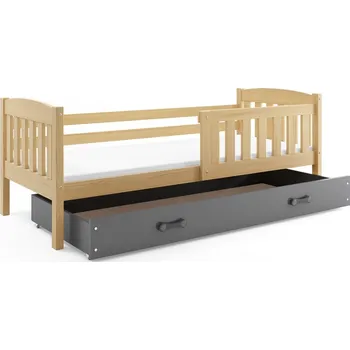 Dětská skříň Dětská postel KUBUS s úložným prostorem 80x160 cm - borovice Ružové