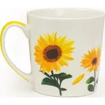 Home Elements Hrnek Slunečnice 450 ml bílá/potisk slunečnice 500 ml 500 ml