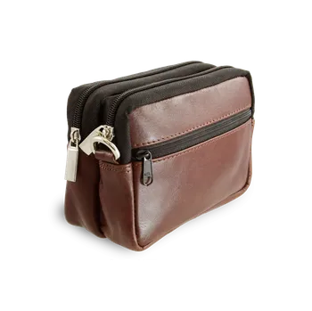 Arwel Hnědá kožená dokladová etue 611-6207A-40/60