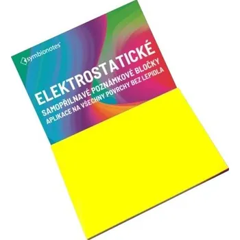 Samolepící bloček Symbionotes Elektrostatické poznámkové bločky 190x100 mm žluté