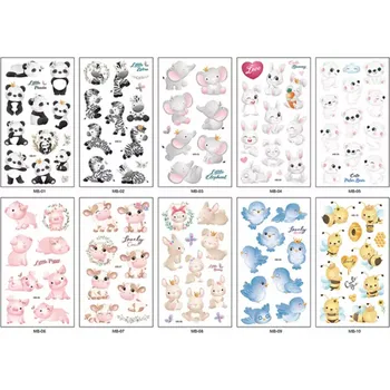 Odstranitelné tetování Dětské dočasné tetování - ZVÍŘÁTKA 3 (Značka: SPADABRAVO)