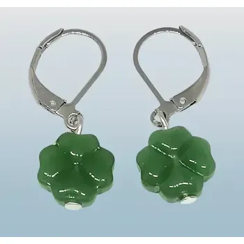 Náušnice Naušnice se čtyřlístkem a chirurgickou ocelí