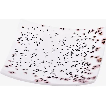 Preciosa Skleněný spékaný talíř Dalmatian Preciosa, 230x230 mm