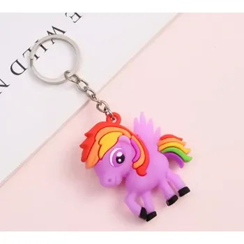 Přívěsek na klíče - JEDNOROŽEC/PONÍK (5) - FIALOVÝ (Značka: ZHENG)
