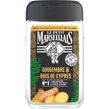 Sprchový gel LE PETIT MARSEILLAIS pánský sprchový gel ZÁZVOR A CYPŘIŠ 250ml