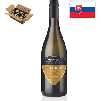 Víno Predium Vráble Predium Frizzante 6 x 0,75l, bílé víno