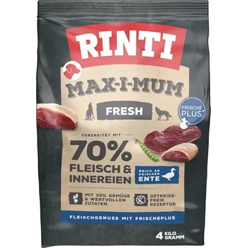 Krmivo pro psa 2x4kg RINTI Max-i-Mum kachní