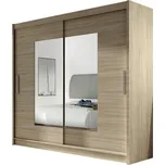 Velká šatní skříň BEGA VII trufla šířka 180 cm