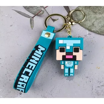 Přívěsek na klíče - MINECRAFT - MODRÝ (Značka: TAKARA TOMY)