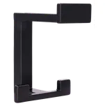 Šatní háček 2324/PB12, 70 × 80 × 92 cm, kov, černý 2324/PB12