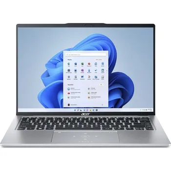 Notebook Ntb Acer Swift Go 14 (SFG14-73-99F2) INTEL Core U9-185H, 14", RAM 32GB, SSD 1024 GB, Intel Arc Graphics, FPR, Microsoft Windows 11 Home - stříbrný