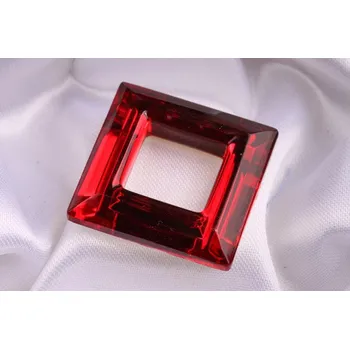 Dětské navlékací korálky Skleněný šaton 30x30mm - č.336