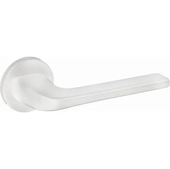 Dveřní kování Infinity Line Solo FIT KSO O 800 bílá - rozetové kování chrom KWU O 700