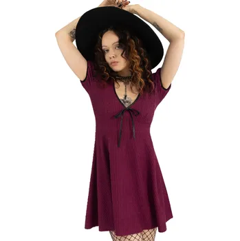 Dámské šaty šaty dámské KILLSTAR - Chaseleigh - Red - S