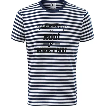 Pánské oblečení Legendy se rodí v květnu - Triko na vodu - XL ( Prouhovaná )