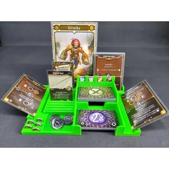 Příslušenství k deskovým hrám inserty.cz Gloomhaven: Lví chřtán: hráčská deska (černá, 0020HD)