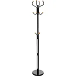 Kondela Věšák, černý lesk / přírodní dřevo, VASIL