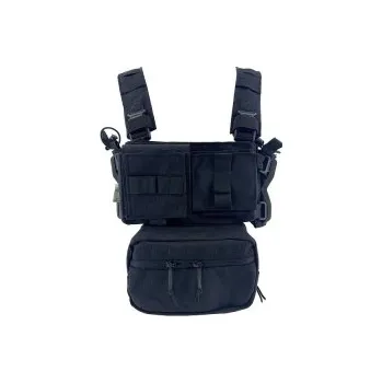 Airsoft Taktický chestrig Conquer Mini, MPC - Černý