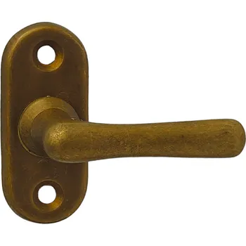 Okenní klika Okenní kování COBRA ELEGANT půloliva malá (OV - staromosaz), HO půloliva, COBRA OV (staromosaz)