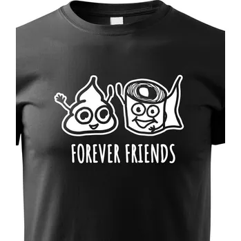 Chlapecké tričko Dětské tričko Forever Friends, Barva Černá, Velikost 158 cm/12 roků, Canvas Dětské tričko Bezvatriko.cz 0531