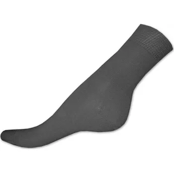 Pánské ponožky Bambusové ponožky s lycrou pánské 43/45 Hladké tmavě šedé