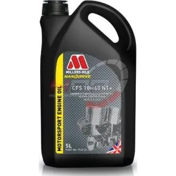 Závodní motorový olej Millers Oils Nanodrive Motorsport CFS 10w60 NT+ - 5l - plně syntetický motorový olej, triesterová technologie