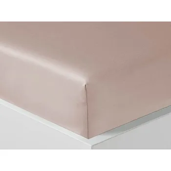 Prostěradlo Luxusní saténové prostěradlo 90x200 TENCEL Pudrová