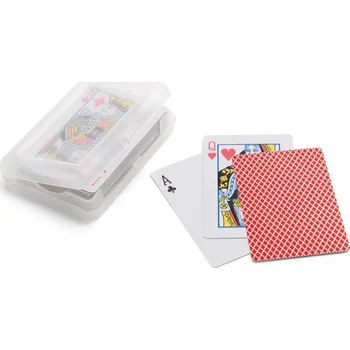 Piknikový koš JOHAN. Balíček 54 karet - Červená