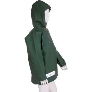 Pláštěnka 3KAMIDO - Dětská pláštěnka Rain Jacket Dark Green tmavě zelená Vel. 98