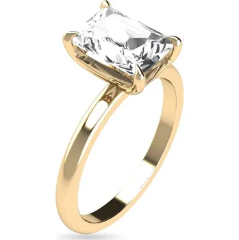 Prsten Obruč ze žlutého zlata solitaire pro 2ct diamant Bella, 14K CSTM5-200 + dárkové balení LUXUS zdarma