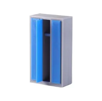 Šatní skříň Šatní skříň Zeleno - šedá 1:64 otevřená